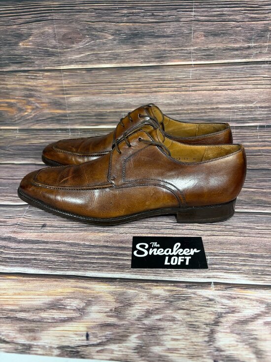 Magnanni Romelo Derby Men\'s Brown Leather Dress Shoes Size 11 main image 5